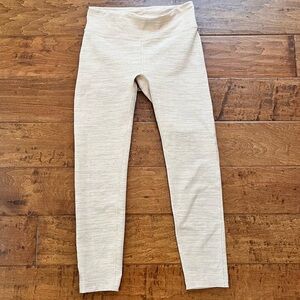 Outdoor Voices Tech Sweat Leggings 7/8 Heather Pink Size XS